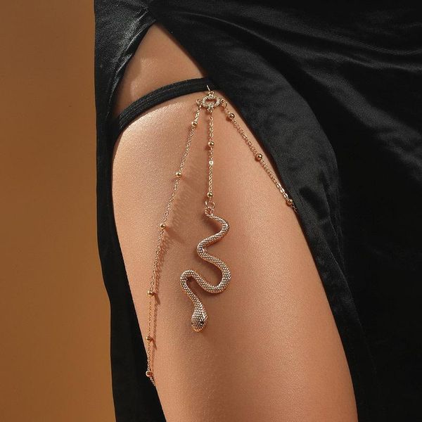 chains lady body chain snake bone style simple multilayer shape leg decoration jewelry, Silver
chains lady body chain snake bone style simple multilayer shape leg decoration jewelry, Silver