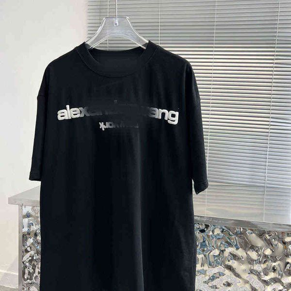 summer gaojiechao brand aw king letter foam printing short sleeve t-shirt for men and women, Black;white
summer gaojiechao brand aw king letter foam printing short sleeve t-shirt for men and women, Black;white