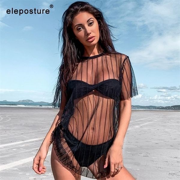 bikini cover up women beach cover up mesh transparent blouse beach shirt swimsuit swimwear bathing suit coverups beachwear t200416, White;black
bikini cover up women beach cover up mesh transparent blouse beach shirt swimsuit swimwear bathing suit coverups beachwear t200416, White;black