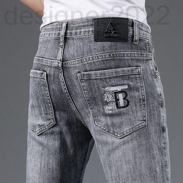 men's jeans designer spring jeans men's cotton korean version small foot slim fit brand smoke gray embroidery b home 7exy, Blue
men's jeans designer spring jeans men's cotton korean version small foot slim fit brand smoke gray embroidery b home 7exy, Blue