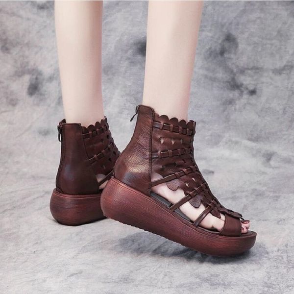 new summer footwear women sandals thick wedges platform black brown dress party wedding shoes woman da029
new summer footwear women sandals thick wedges platform black brown dress party wedding shoes woman da029