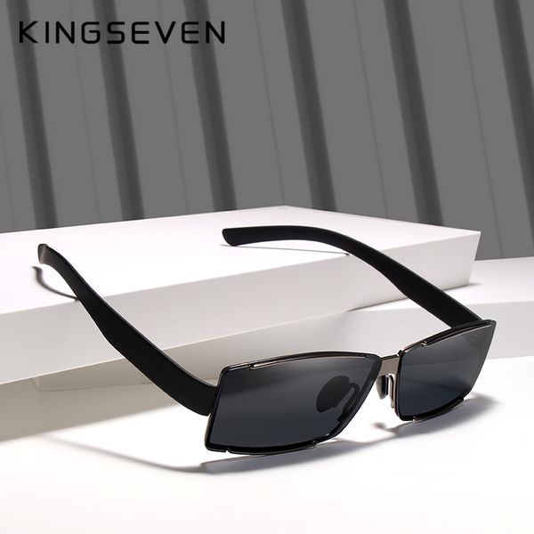 kingseven brand design rimless polarized sunglasses men driver shades male sun glasses for rectangle uv400 oculo 220511, White;black
kingseven brand design rimless polarized sunglasses men driver shades male sun glasses for rectangle uv400 oculo 220511, White;black