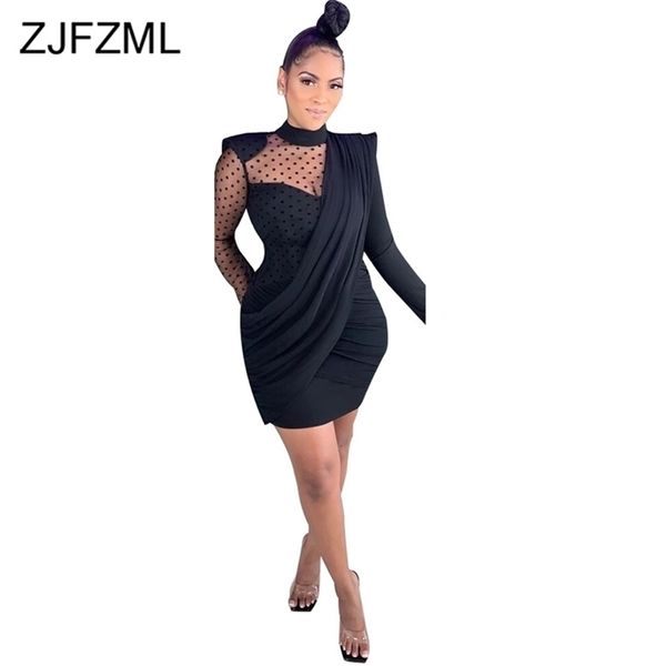 polka dot print elegant ruched pencil dress women high necked long sleeve club party dress black see through bandage dress 220317, Black;gray
polka dot print elegant ruched pencil dress women high necked long sleeve club party dress black see through bandage dress 220317, Black;gray