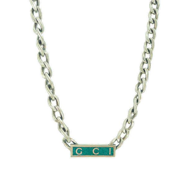 factory outlet silver enamel green pendant bar rectangular men and women noble temperament necklace high version
factory outlet silver enamel green pendant bar rectangular men and women noble temperament necklace high version