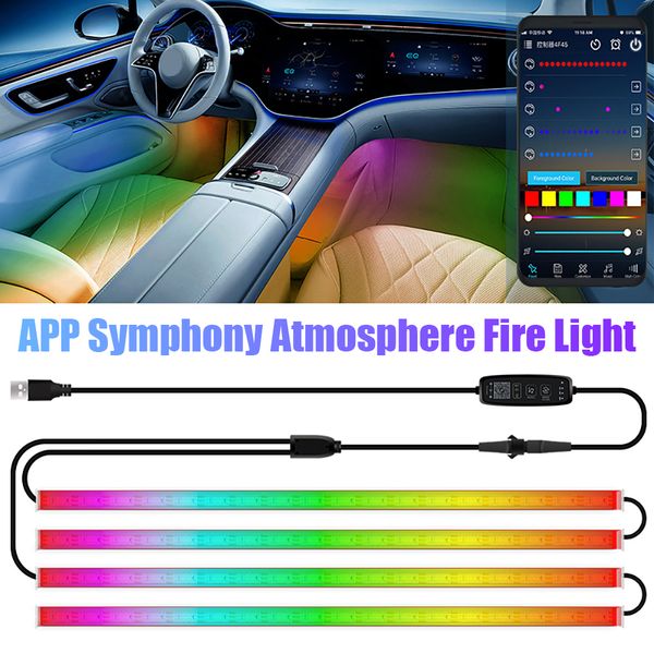 car atmosphere light strips usb led car foot light rgb color changing app remote control interior decorative light voice control
car atmosphere light strips usb led car foot light rgb color changing app remote control interior decorative light voice control