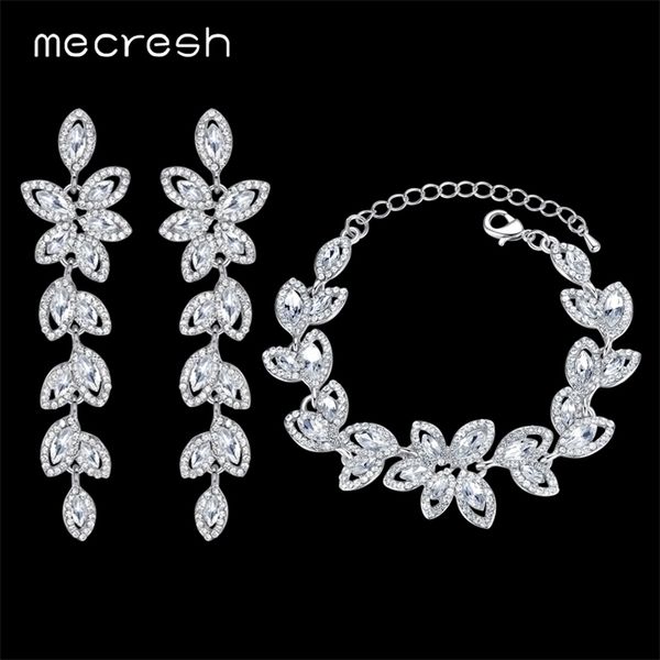 mecresh bridal jewelry wedding accessories crystal color jewelry sets leaf earrings bracelet for women sl0eh282 201222, Slivery;crystal
mecresh bridal jewelry wedding accessories crystal color jewelry sets leaf earrings bracelet for women sl0eh282 201222, Slivery;crystal