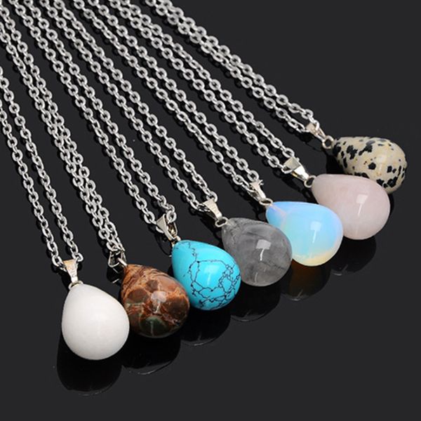natural necklace crystal stone mens necklace designer water drop white pink quartz blue healing chakra pendant necklaces woman silver chain
natural necklace crystal stone mens necklace designer water drop white pink quartz blue healing chakra pendant necklaces woman silver chain