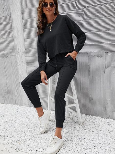 women's two piece pants women's tracksuit pantsuit 2 spring 2022 long-sleeved and straight sweatshirts, White
women's two piece pants women's tracksuit pantsuit 2 spring 2022 long-sleeved and straight sweatshirts, White