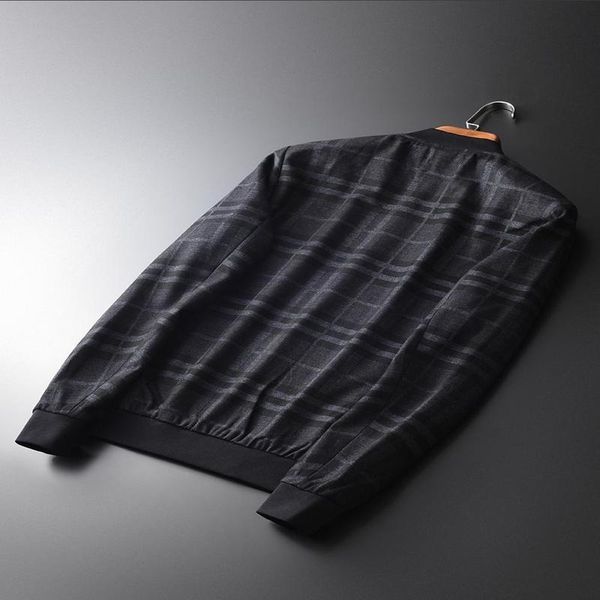 minglu mens set jacketspants luxury thick yarn dyed plaid stand collar man coats plus size 4xl elastic waist male pants 201204, Gray
minglu mens set jacketspants luxury thick yarn dyed plaid stand collar man coats plus size 4xl elastic waist male pants 201204, Gray