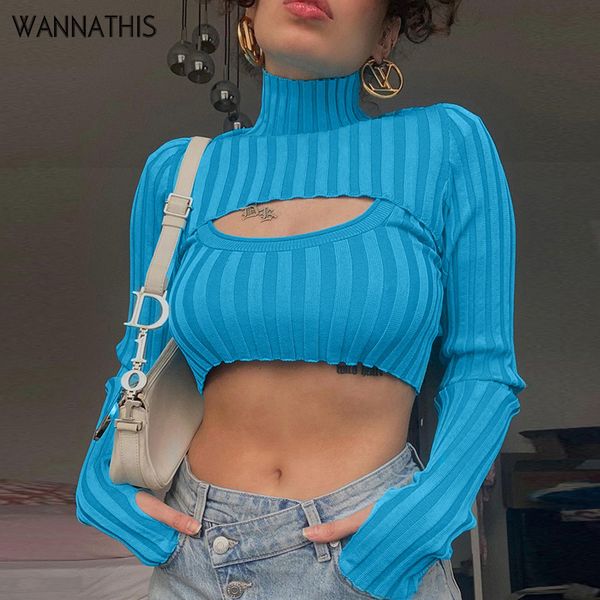 knit hollow out turtleneck cropped women long sleeve t-shirt woman skinny autumn casual korean chic teens, White
knit hollow out turtleneck cropped women long sleeve t-shirt woman skinny autumn casual korean chic teens, White