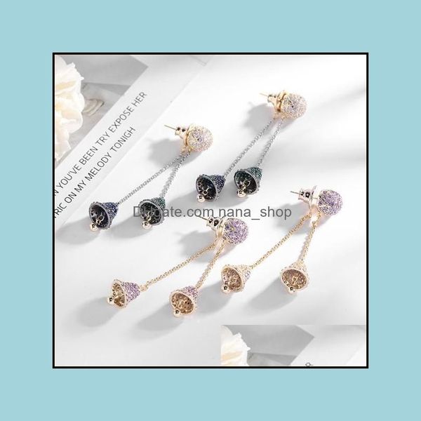 dangle chandelier earrings jewelry female crystal zircon stone fashion long tassel bells ear stud vintage charm pape dh5bf, Silver
dangle chandelier earrings jewelry female crystal zircon stone fashion long tassel bells ear stud vintage charm pape dh5bf, Silver