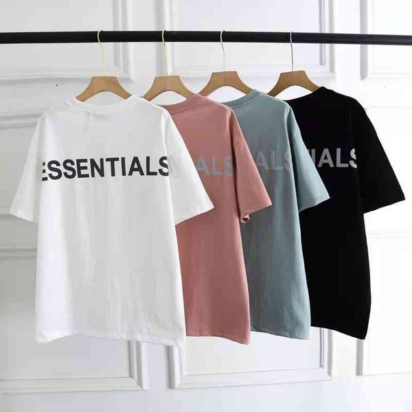 summer new round neck letter ess print loose casual color short t-sleeve high-quality trendy t-shirts, Black
summer new round neck letter ess print loose casual color short t-sleeve high-quality trendy t-shirts, Black