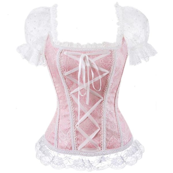 fashion princess style women lingerie bodyshaper bridal corset for short-sleeve lace up corselet plus size, Black;white
fashion princess style women lingerie bodyshaper bridal corset for short-sleeve lace up corselet plus size, Black;white