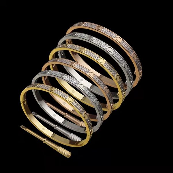 fashion luxury 2 row diamond couple bangle brand classic designer screwdriver love bracelet stainless steel men & women bracelet jewelry, Black
fashion luxury 2 row diamond couple bangle brand classic designer screwdriver love bracelet stainless steel men & women bracelet jewelry, Black