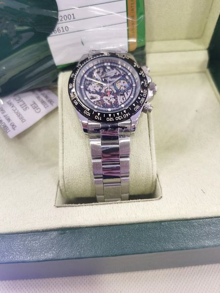 with original box luxury mens watches panda 116508ln watch montre de luxe automatic wristwatches steel ring bezel 316l adustable folding buc, Slivery;brown
with original box luxury mens watches panda 116508ln watch montre de luxe automatic wristwatches steel ring bezel 316l adustable folding buc, Slivery;brown
