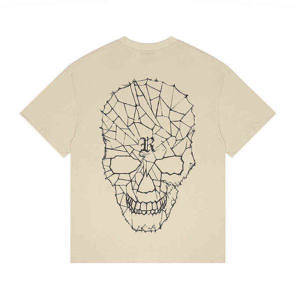 t shirt designer spider dark style skull loose high street men's and women's casual short sleeve t-shirt summer, White;black
t shirt designer spider dark style skull loose high street men's and women's casual short sleeve t-shirt summer, White;black