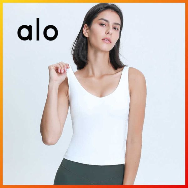 alo yoga women's sports vest sleeveless four-color fitness running shaping gym out of the street dt039, White;red
alo yoga women's sports vest sleeveless four-color fitness running shaping gym out of the street dt039, White;red