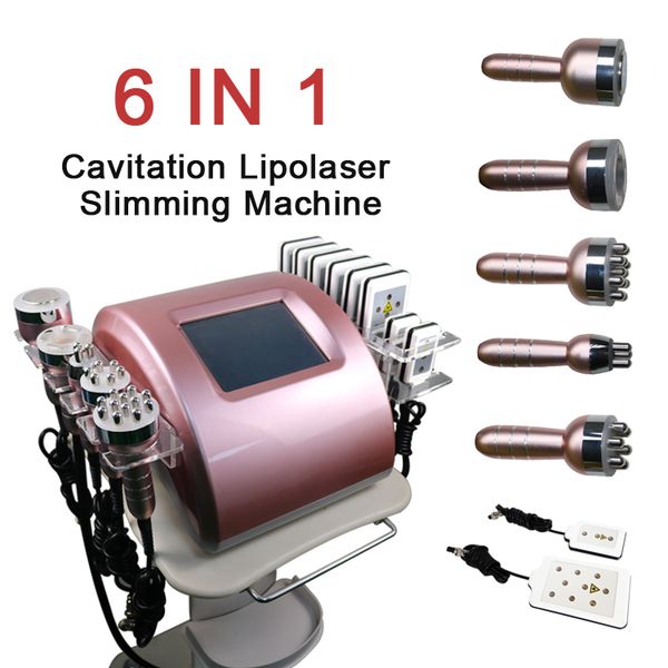 professional 40k cavitation rf ultrasonic vacuum weight loss body slimming fat burner beauty machine 6 in 1 skin lifting massager