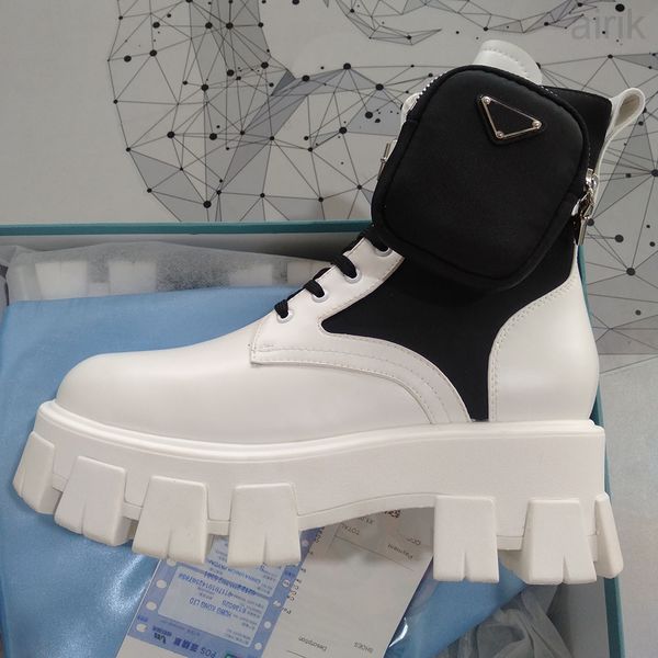 designer boots ankle martin bag boots calfskin nylon detachable bag boots men women cofskin motorcycle thick-soled combat, Black
designer boots ankle martin bag boots calfskin nylon detachable bag boots men women cofskin motorcycle thick-soled combat, Black