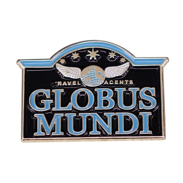 wizarding world of globus mundi magical travel agent park reproduction sign enamel pin brooch, Blue
wizarding world of globus mundi magical travel agent park reproduction sign enamel pin brooch, Blue
