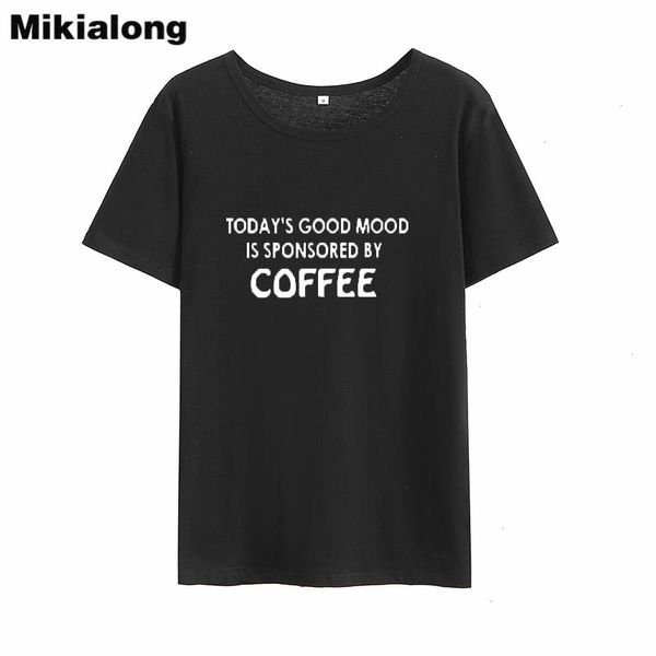 mikialong todays good mood funny t shirts women short sleeve loose camiseta feminina o-neck cotton, White
mikialong todays good mood funny t shirts women short sleeve loose camiseta feminina o-neck cotton, White