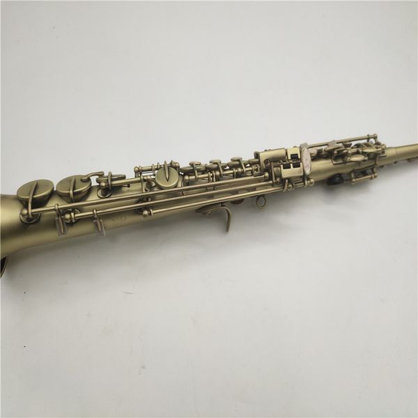 soprano saxophone b flat retro sax antique copper shell key musical instrument with case gloves
soprano saxophone b flat retro sax antique copper shell key musical instrument with case gloves