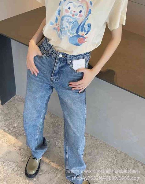 women's jeans we11do fashion brand spring and summer embroidery high waist straight tube well jeans floor pants women 30wd, Blue
women's jeans we11do fashion brand spring and summer embroidery high waist straight tube well jeans floor pants women 30wd, Blue