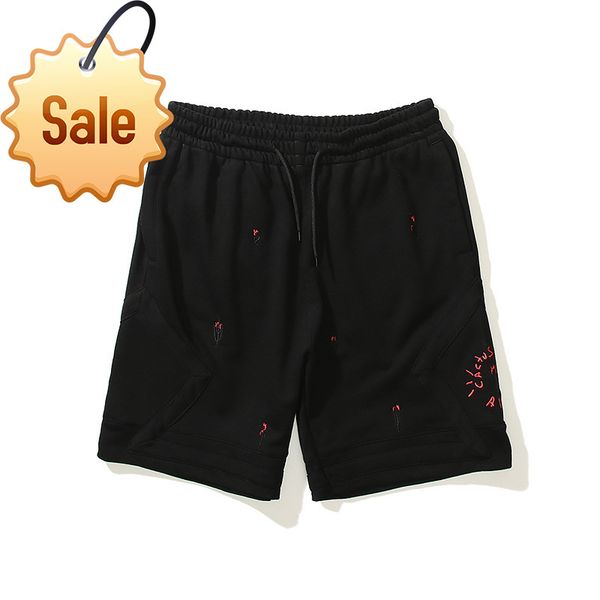 2022 fashion brand design men and women with the same style factory direct sales hip embroidery casual shorts, White;black
2022 fashion brand design men and women with the same style factory direct sales hip embroidery casual shorts, White;black