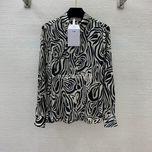 women's blouses & shirts silk blend fabric light feeling silky soft grain printing temperament elegant shirt top, White
women's blouses & shirts silk blend fabric light feeling silky soft grain printing temperament elegant shirt top, White
