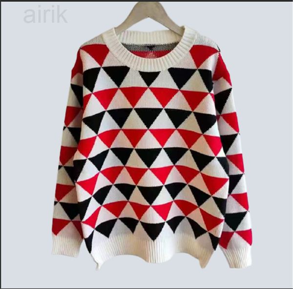 2022 designer sweaters casual knit contrast color long-sleeved autumn fashion classic women jumper ladies fashion cat christmas sweater, White;black
2022 designer sweaters casual knit contrast color long-sleeved autumn fashion classic women jumper ladies fashion cat christmas sweater, White;black