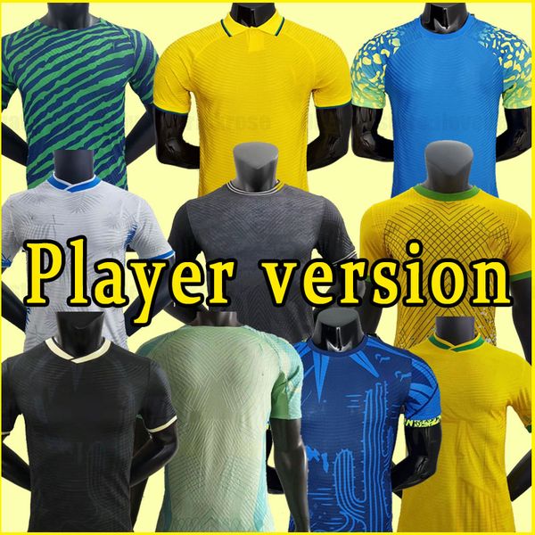 player version 2021 2022 2023 neymar jr coutinho vinicius soccer jersey brazils national team camisa brasil football shirt training silva ho, Black;yellow
player version 2021 2022 2023 neymar jr coutinho vinicius soccer jersey brazils national team camisa brasil football shirt training silva ho, Black;yellow