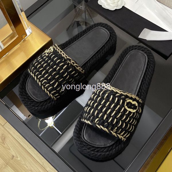 slippers summer style small fragrance one line slippers women's cashmere handmade, wear thick bottomed beach women, Black
slippers summer style small fragrance one line slippers women's cashmere handmade, wear thick bottomed beach women, Black