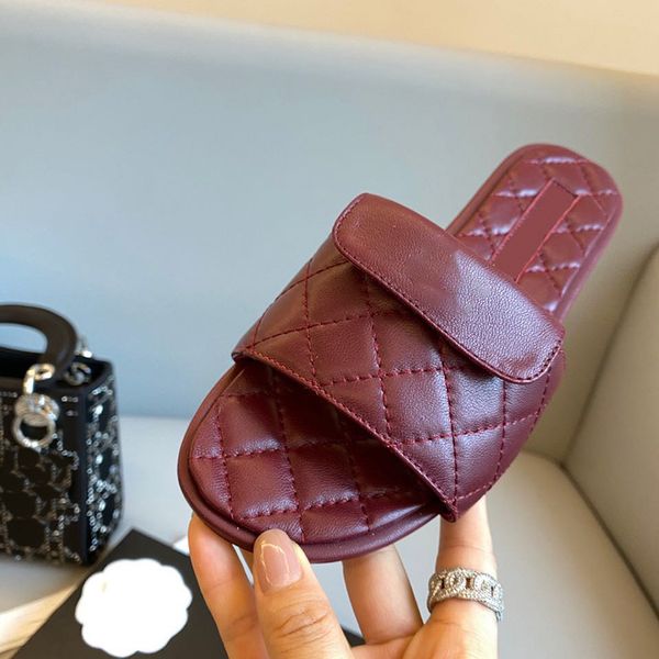 9a mirror quality luxuries designers summer flat slipper sheepskin diamond lattice women designer sandals genuine leather shoes, Black
9a mirror quality luxuries designers summer flat slipper sheepskin diamond lattice women designer sandals genuine leather shoes, Black