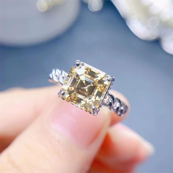 5ct square yellow diamond ring asscher cut women's engagement wedding ring rose gold 9x9mm 925 sterling silver. 220817, Slivery;golden
5ct square yellow diamond ring asscher cut women's engagement wedding ring rose gold 9x9mm 925 sterling silver. 220817, Slivery;golden