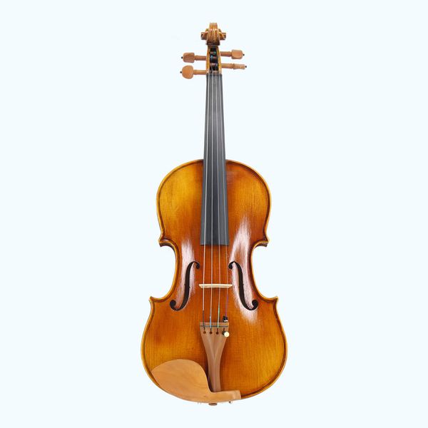 

tongling full size 4/4 advanced violin handcraft semi-light finished spruce face flamed maple violin jujube pegs w/ full parts