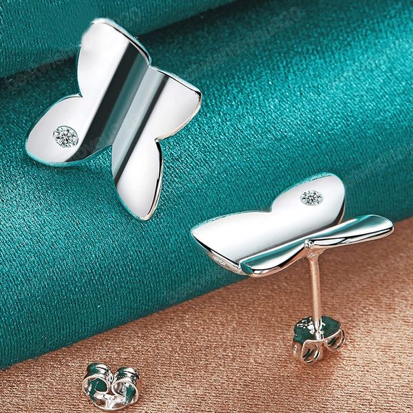925 sterling silver butterfly aaa zircon stud earrings for women wedding engagement fashion charm jewelry, Golden;silver
925 sterling silver butterfly aaa zircon stud earrings for women wedding engagement fashion charm jewelry, Golden;silver