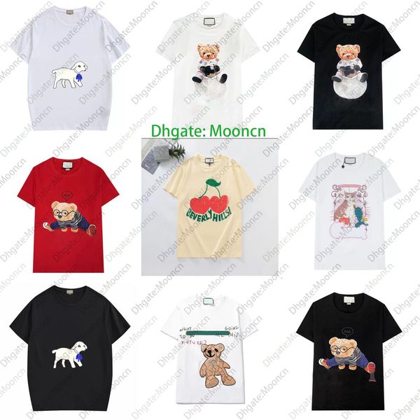 luxury designer men's t-shirts women t shirts casual shirts summer beach short sleeved multicolor breathable printed tshirts mens women, White;black
luxury designer men's t-shirts women t shirts casual shirts summer beach short sleeved multicolor breathable printed tshirts mens women, White;black