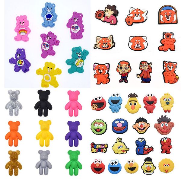 9 styles colorfuls croc shoe accessories charms pvc garden shoecharms buckle soft rubber bracelet oranment gift, Silver
9 styles colorfuls croc shoe accessories charms pvc garden shoecharms buckle soft rubber bracelet oranment gift, Silver