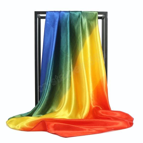 gradient silk scarf summer headscarf foulard bandana cheveux soft neckerchief hijab hair scarves women, Red;brown
gradient silk scarf summer headscarf foulard bandana cheveux soft neckerchief hijab hair scarves women, Red;brown