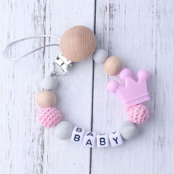 baby pacifier clip holders creative silicone crown pacifiers safe teething chain newbron teether eco-friendly baby appease toy
baby pacifier clip holders creative silicone crown pacifiers safe teething chain newbron teether eco-friendly baby appease toy