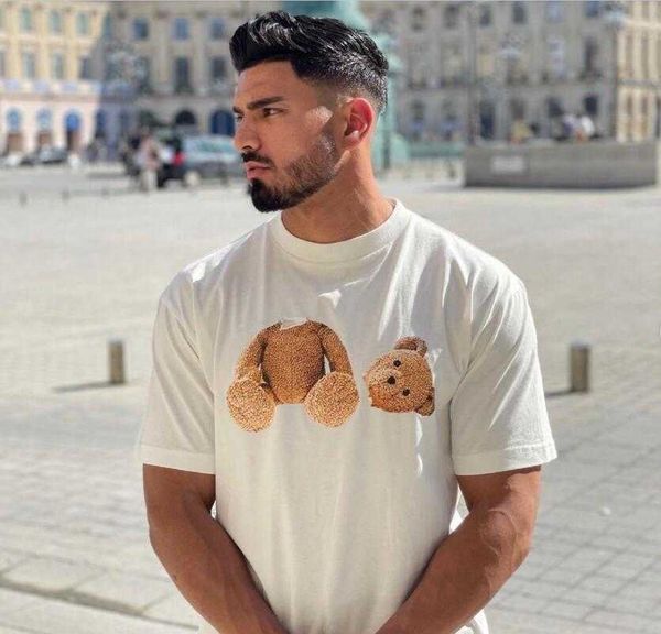 fashion summer men t-shirts mans women's pa printed stylist tee palms mens printing short sleeve truncated bear angels couples tees, White;black
fashion summer men t-shirts mans women's pa printed stylist tee palms mens printing short sleeve truncated bear angels couples tees, White;black