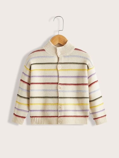 toddler boys block striped pattern cardigan she01, Blue 
toddler boys block striped pattern cardigan she01, Blue