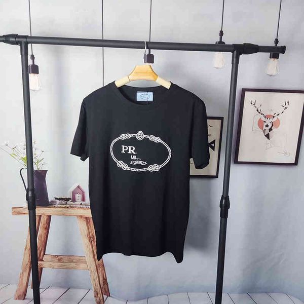 pa embroidery short sleeve summer new high round neck pujia men's and women's casual loose cotton t-shirt, White;black
pa embroidery short sleeve summer new high round neck pujia men's and women's casual loose cotton t-shirt, White;black