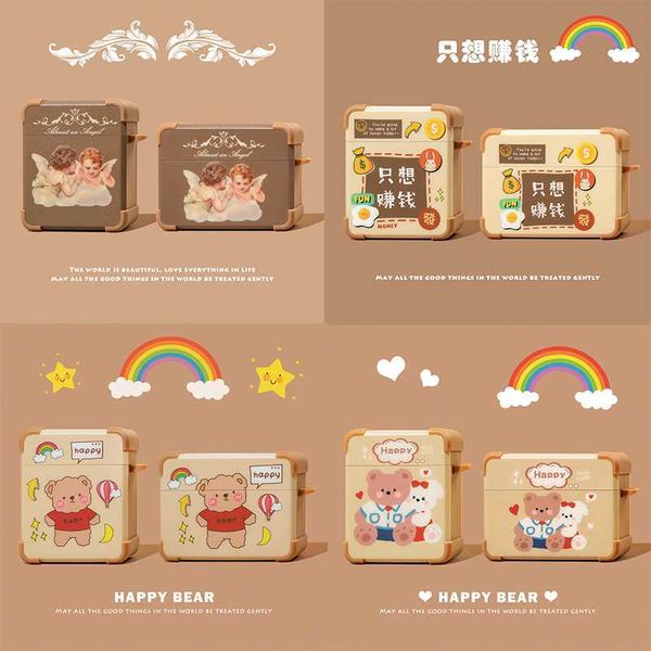 fashion cute cartoon bear wireless headphone cases for apple airpods 1 2 3 soft brown headset protective covers for air pods pro
fashion cute cartoon bear wireless headphone cases for apple airpods 1 2 3 soft brown headset protective covers for air pods pro