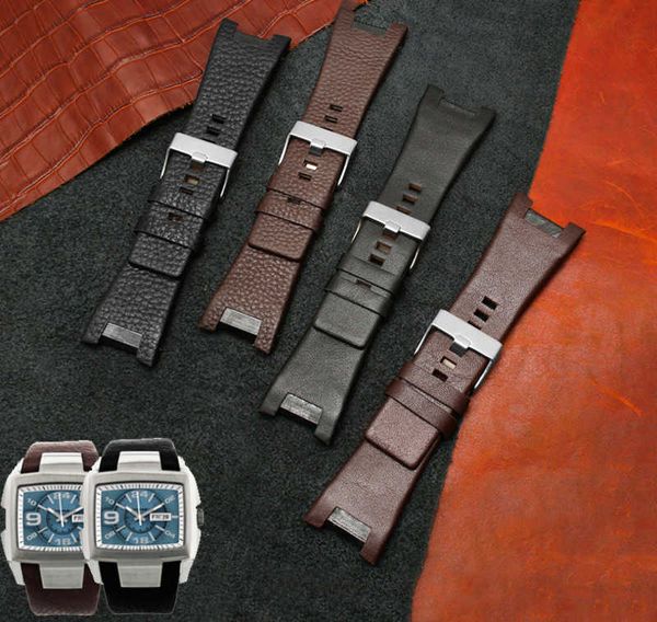 genuine leather watch band for diesel dz1216 dz1273 dz4246 dz4287 32x17mm watch bracelet mens watchband black dark brown strap, Black;brown
genuine leather watch band for diesel dz1216 dz1273 dz4246 dz4287 32x17mm watch bracelet mens watchband black dark brown strap, Black;brown