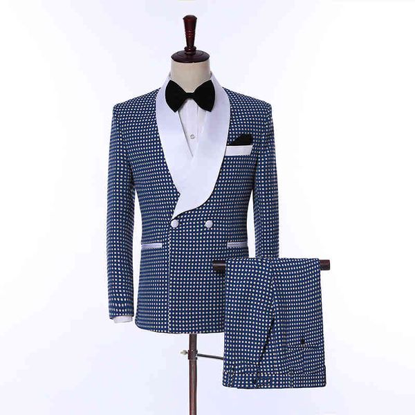 men's suits & blazers suit suit men's spotted business casual wedding dress korean slim fit professional formal two-piece set, White;black
men's suits & blazers suit suit men's spotted business casual wedding dress korean slim fit professional formal two-piece set, White;black