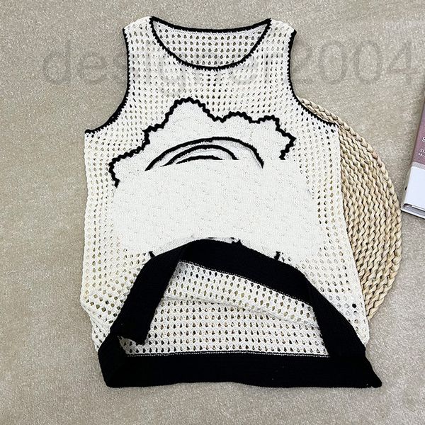 women's t-shirt designer 2022 new female fashion talent exquisite white rose decoration thin hollow out knitted vest ggr7
women's t-shirt designer 2022 new female fashion talent exquisite white rose decoration thin hollow out knitted vest ggr7