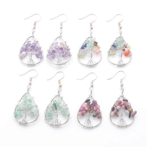 beauty fashion water drop shaped dangle earrings for women party jewelry silver plated wire wrapped tree of life natural gemstone chips bead
beauty fashion water drop shaped dangle earrings for women party jewelry silver plated wire wrapped tree of life natural gemstone chips bead