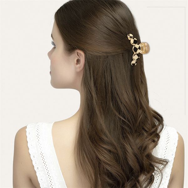 checkerboard clamp circle square heart star ellipse shape hair clips women geometric grid plastic resin duck clip lady mixed size ponytail s, Slivery;golden
checkerboard clamp circle square heart star ellipse shape hair clips women geometric grid plastic resin duck clip lady mixed size ponytail s, Slivery;golden