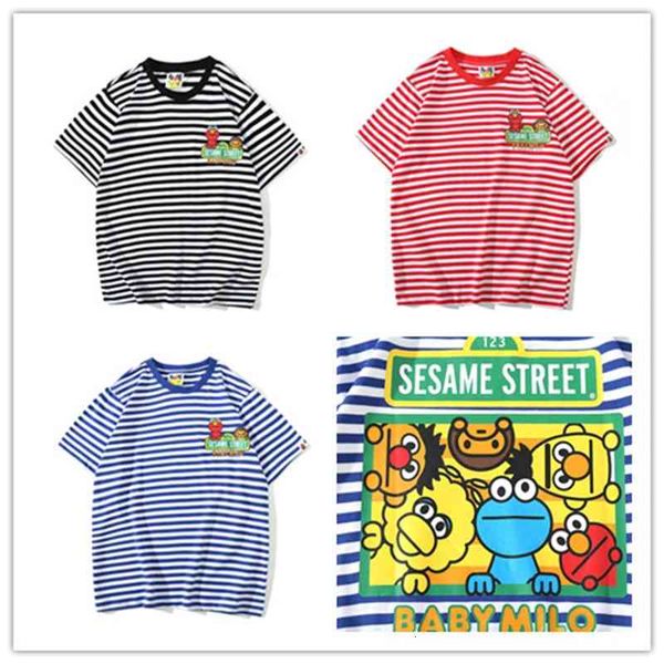 men's t-shirts summer sesame jie exclusive men's and women's fashion brand stripe short sleeve t-shirt 431v, White;black
men's t-shirts summer sesame jie exclusive men's and women's fashion brand stripe short sleeve t-shirt 431v, White;black